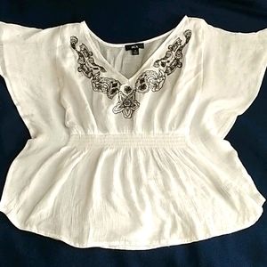BCX White Blouse